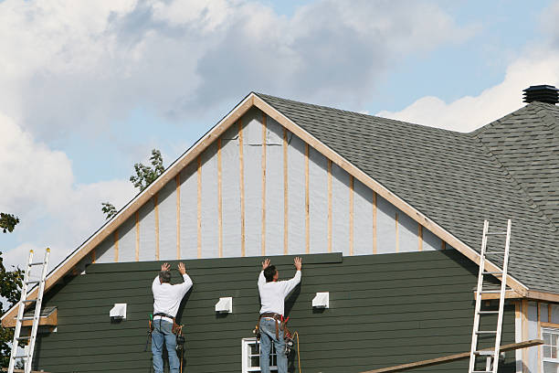 Professional Siding Replacement technician working in Langhorne, PA